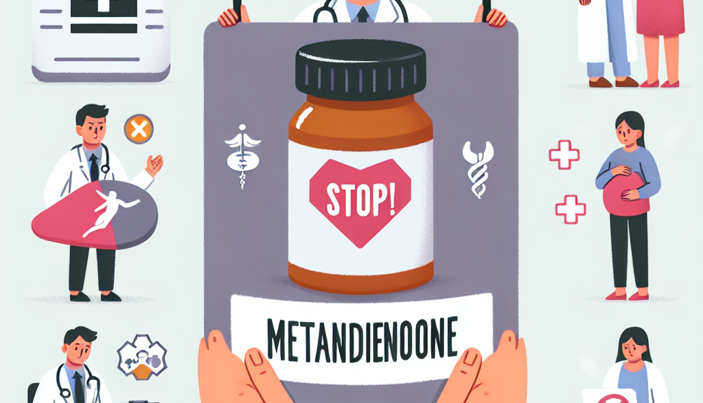 Casos en los que Metandienona está contraindicado