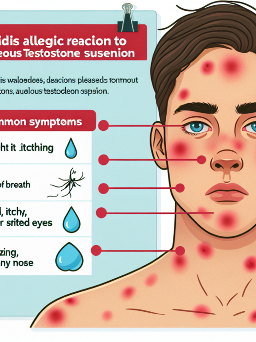 Cómo identificar una alergia leve a Suspensión acuosa de testosterona