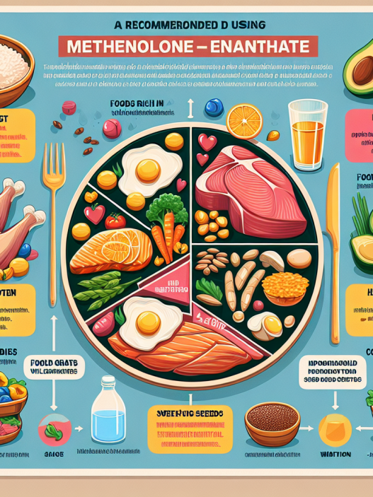 Dieta recomendada durante el uso de Enantato de metenolona