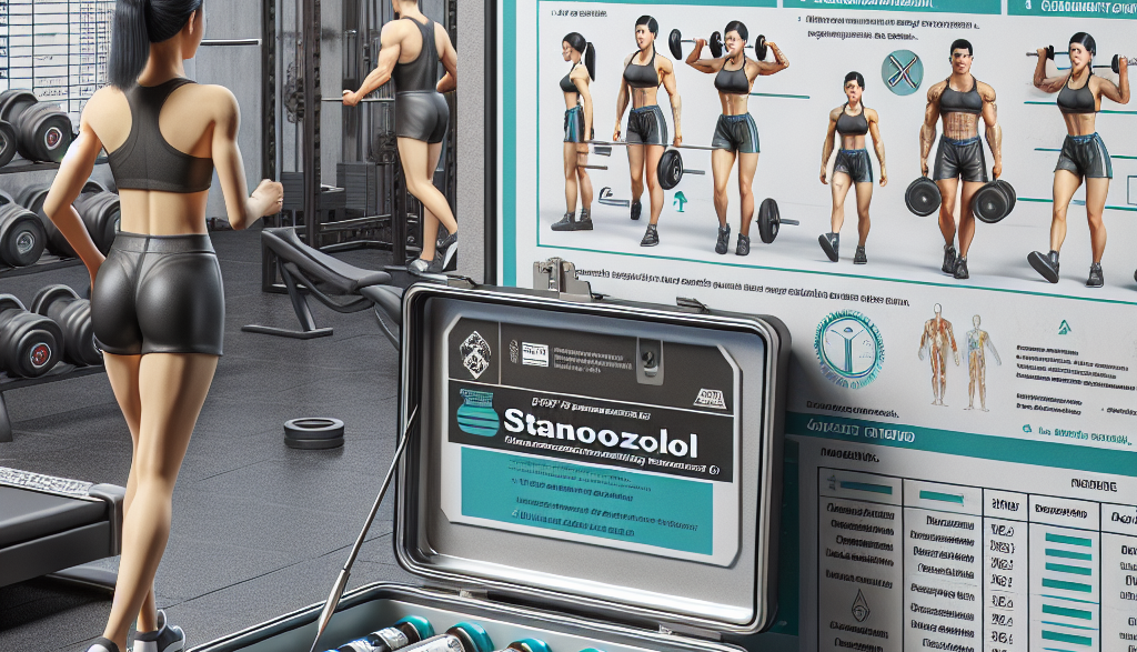 Inyección de estanozolol y entrenamiento de circuito