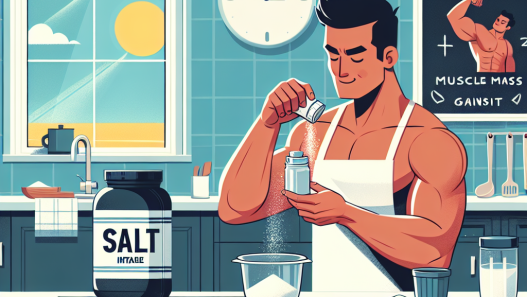 Cómo ajustar la ingesta de sal al usar Preparativos para ganar masa muscular