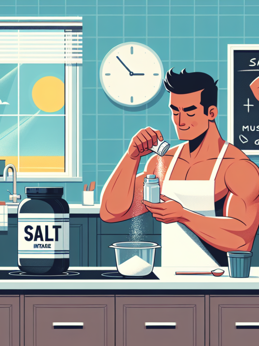 Cómo ajustar la ingesta de sal al usar Preparativos para ganar masa muscular