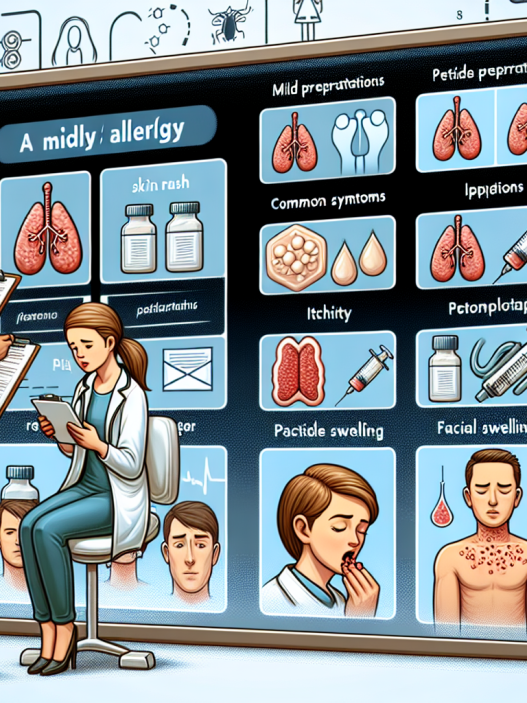 Cómo identificar una alergia leve a Preparados de péptidos