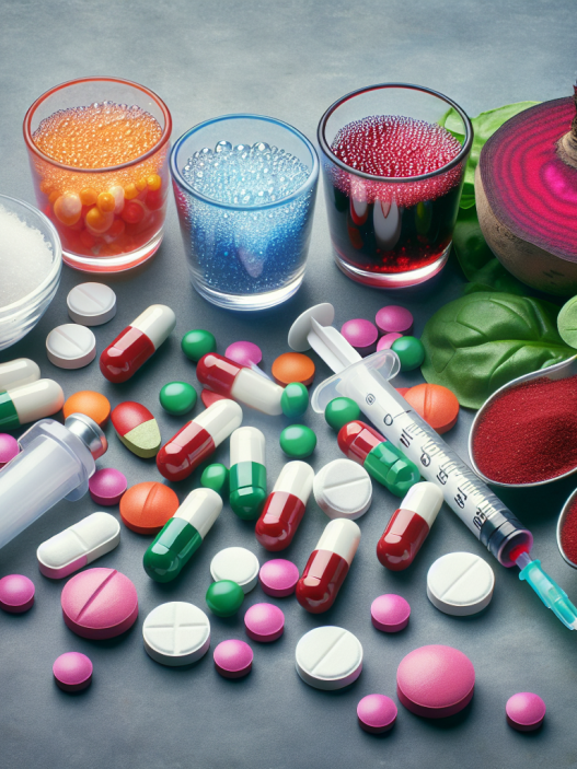 Inyecciones y pastillas para adelgazar y aumento de glóbulos rojos