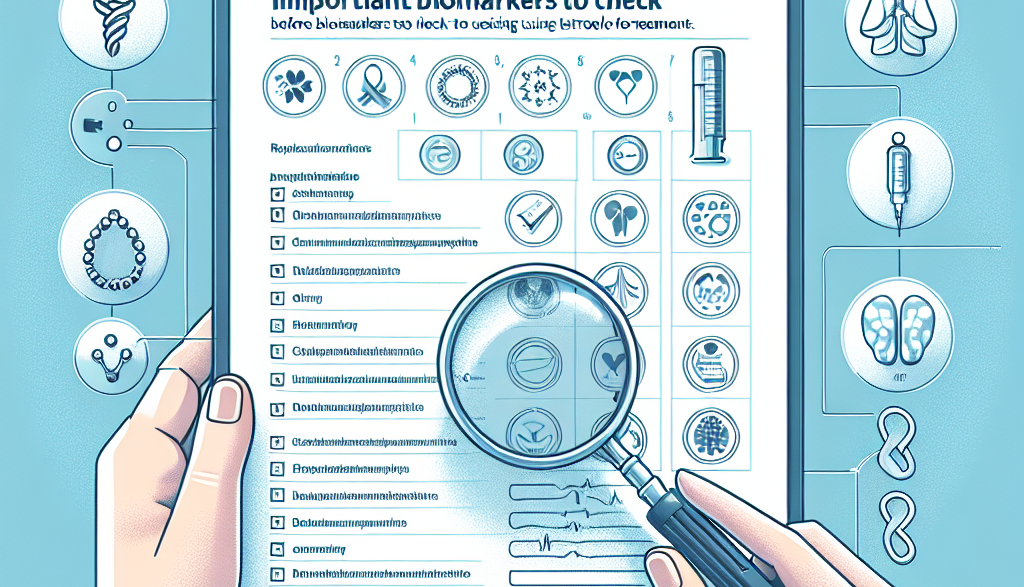 Qué biomarcadores revisar antes de usar Letrozol