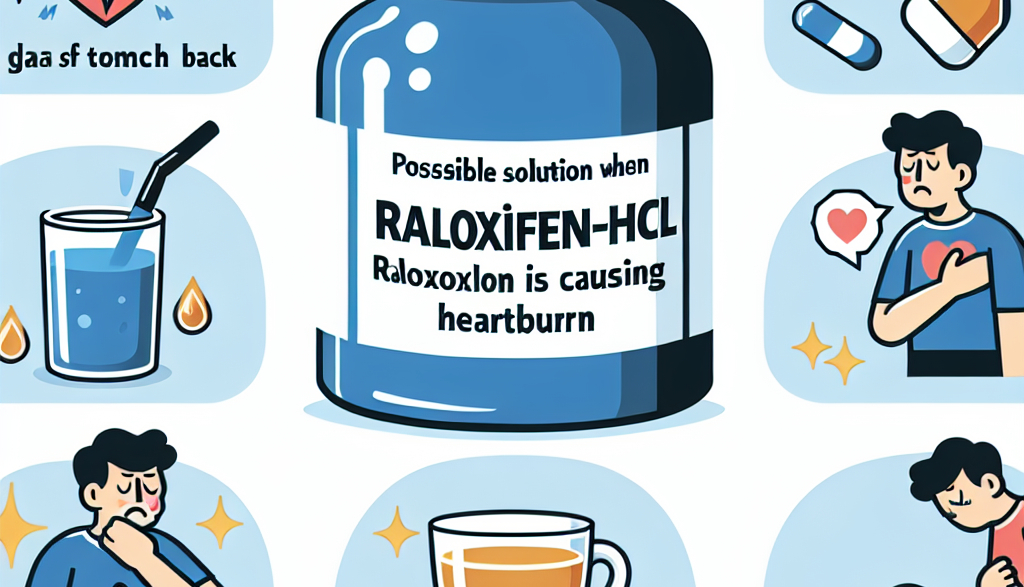 Qué hacer si Raloxifen-HCl causa ardor estomacal