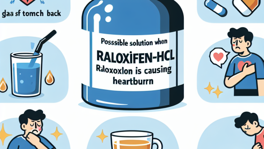 Qué hacer si Raloxifen-HCl causa ardor estomacal