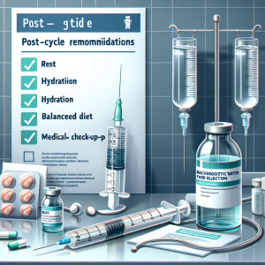 Recomendaciones post-ciclo tras el uso de Agua bacteriostática para inyección