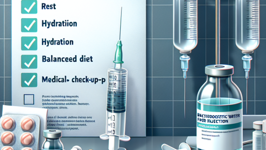 Recomendaciones post-ciclo tras el uso de Agua bacteriostática para inyección