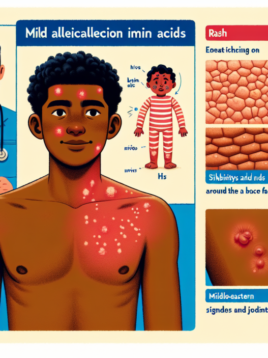 Cómo identificar una reacción alérgica leve a Aminoácidos