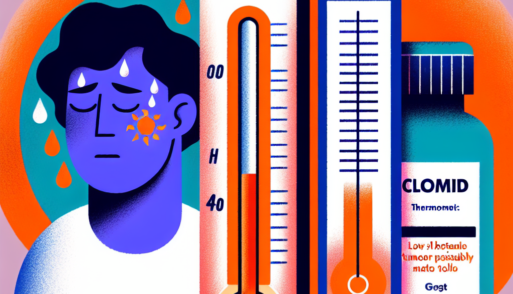 ¿Puede Clomid causar baja tolerancia al calor?