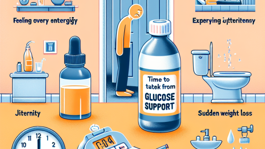Qué señales indican que debes pausar el uso de Apoyo a la glucosa