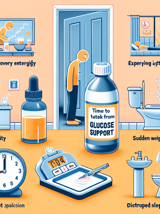 Qué señales indican que debes pausar el uso de Apoyo a la glucosa