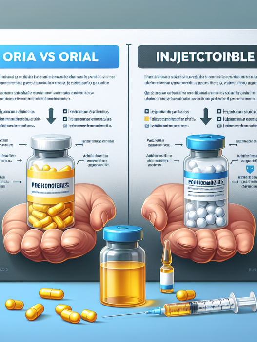 Diferencias entre Prohormon oral e inyectable