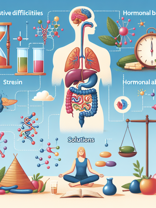 Dificultades digestivas con Estrés y equilibrio hormonal: soluciones