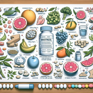 Qué alimentos pueden interferir con la absorción de Anastrozol