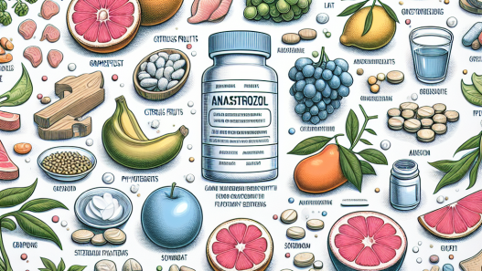 Qué alimentos pueden interferir con la absorción de Anastrozol