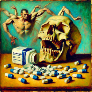 Pastillas de trembolona y envase: señales de manipulación