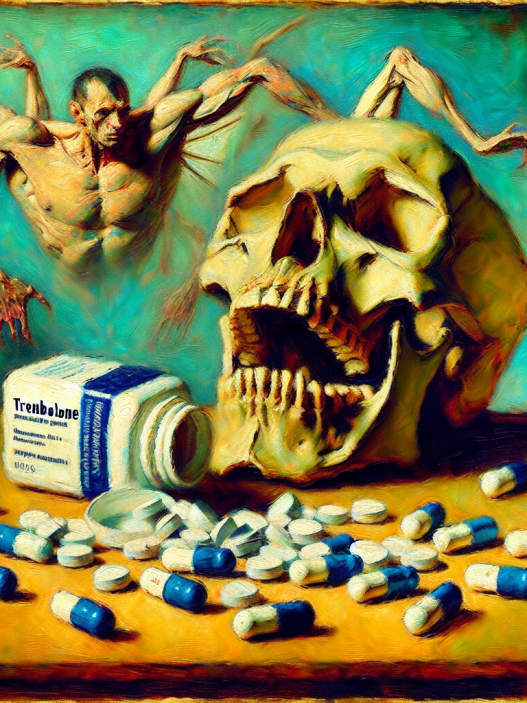 Pastillas de trembolona y envase: señales de manipulación